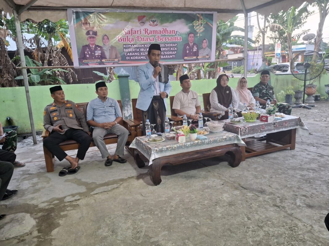 Kunjungan Safari Ramadan Dandim 1420/Sidrap di Baranti Disambut Antusias