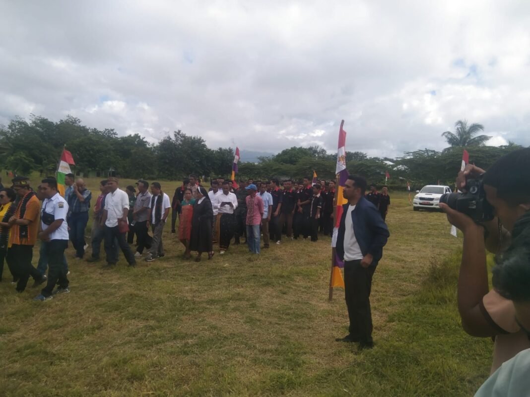 Peresmian SMK Negeri 2 Satarmese, TNI Dukung Pengembangan Pendidikan di Manggarai