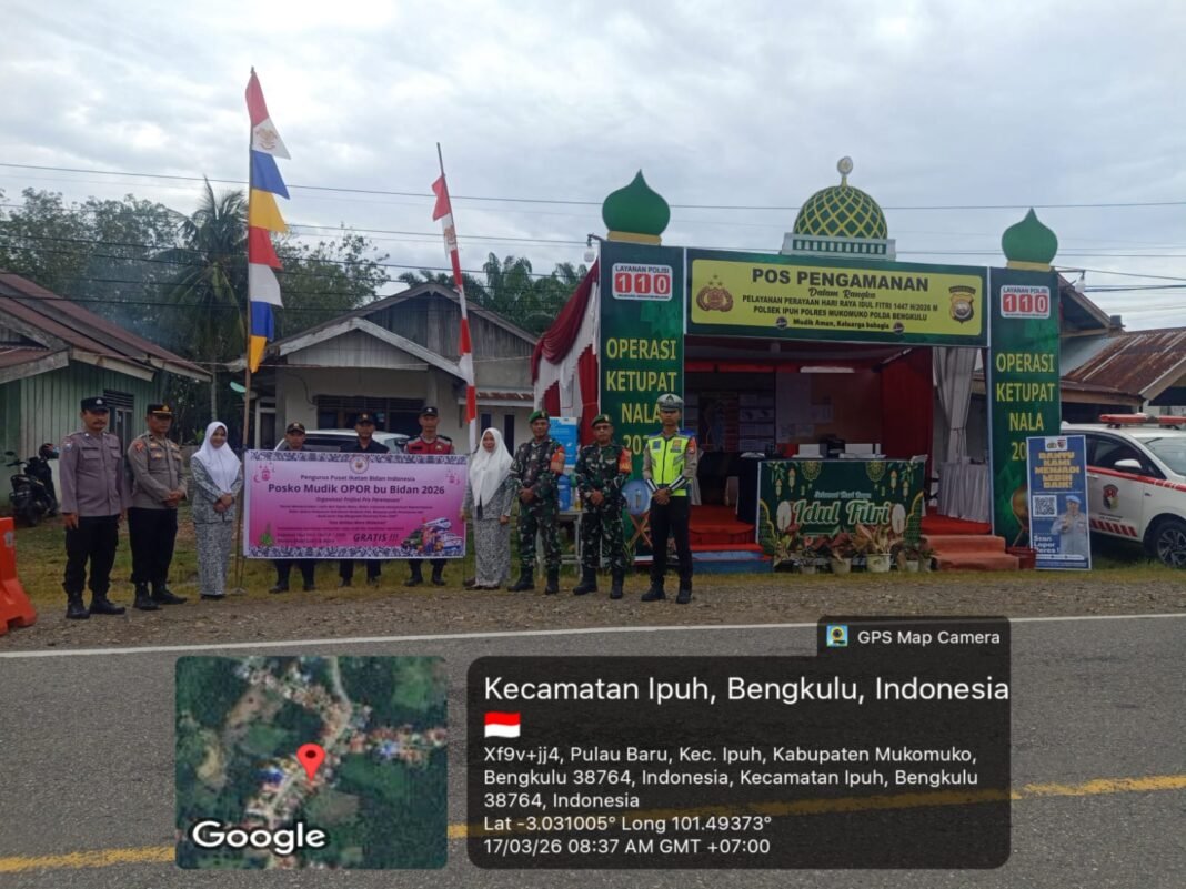 Kodim 0428/MukoMuko Siagakan Pos Pengamanan untuk Arus Mudik Lebaran 1447 H