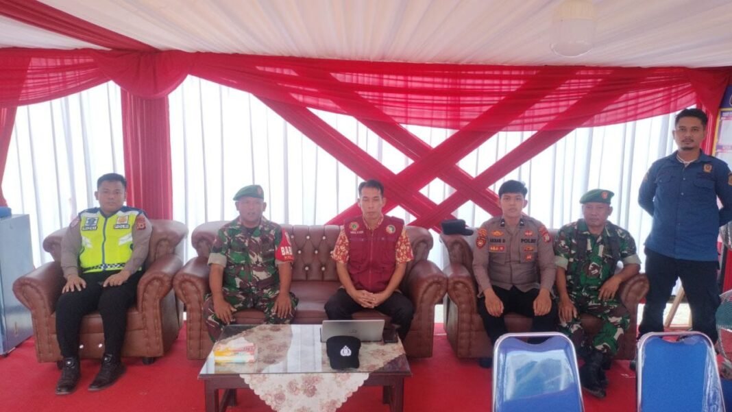 Babinsa Koramil 1420-03/Maritengngae Lakukan Pemantauan di Pos Terpadu Ganggawa