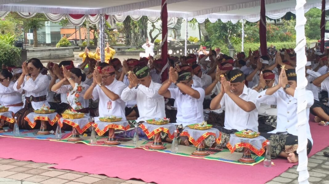 Kasdim Tabanan Serukan Kebersamaan dalam Persembahyangan Tawur Agung Kesanga