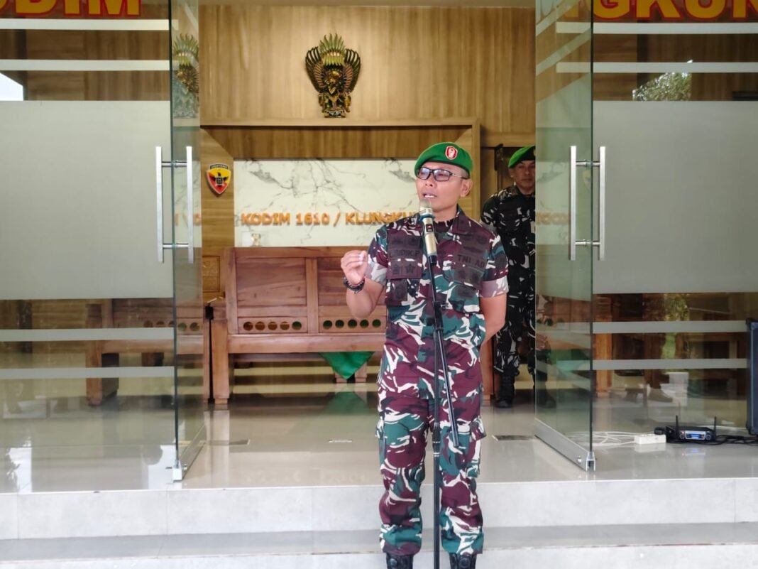 Dandim Klungkung Adakan Jam Komandan dan Halal Bihalal