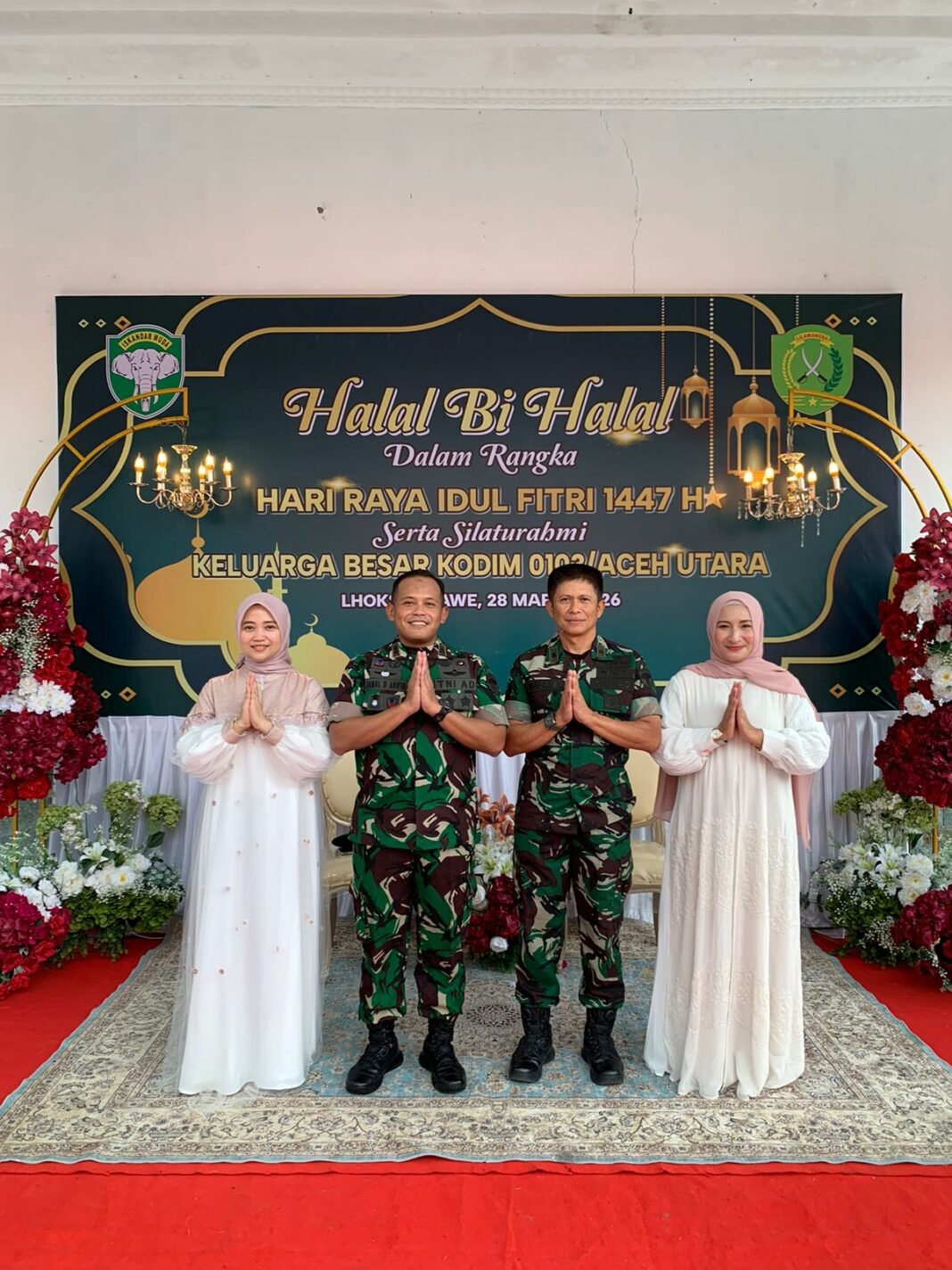 Dandim 0103/Aceh Utara Serukan Prajurit Perkuat Kebersamaan di Hari Idul Fitri 1447 H