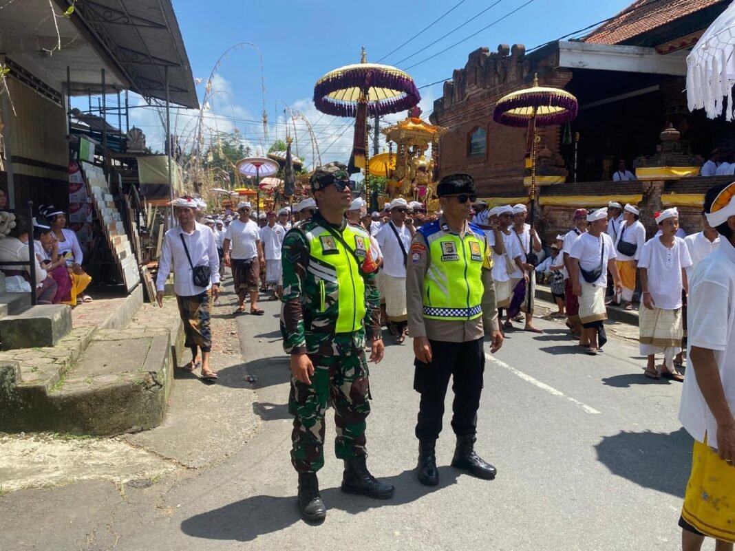 Kesiapan TNI-Polri Pastikan Upacara Melasti di Timuhun Berlangsung Aman
