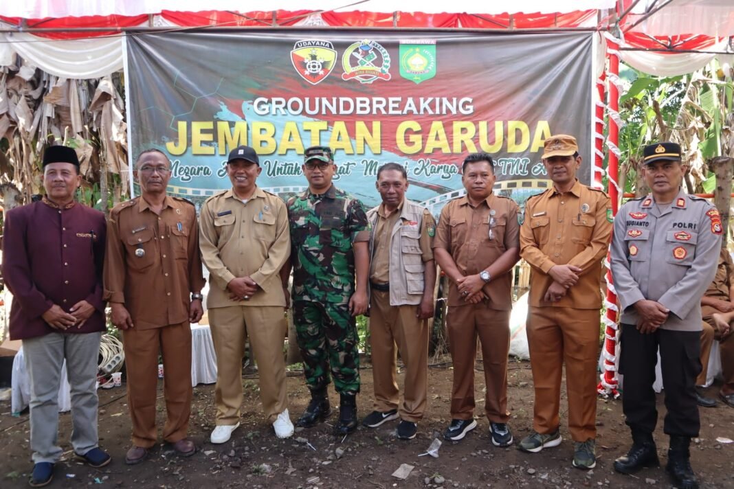 Pembangunan Jembatan Garuda: Sinergi TNI dan Masyarakat untuk Kesejahteraan