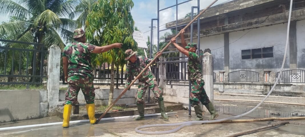 Satgas TMMD Ke-127 Kodim 0105/Abar Bangun Sumur Bor untuk Semua