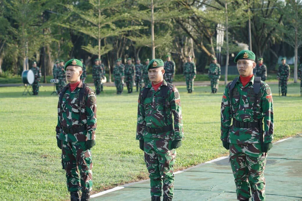 Upacara dan Latihan Taktis Wujud Kesiapsiagaan Prajurit Korem 012/TU