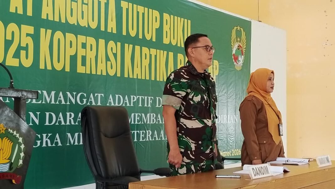 Kodim 1005/Barito Kuala Gelar RAT Koperasi Kartika Bahalap Tahun 2025