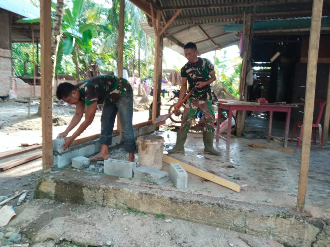 Program TMMD Ke-127 Kodim 0105/Abar Hadirkan Senyum Nenek Kisah