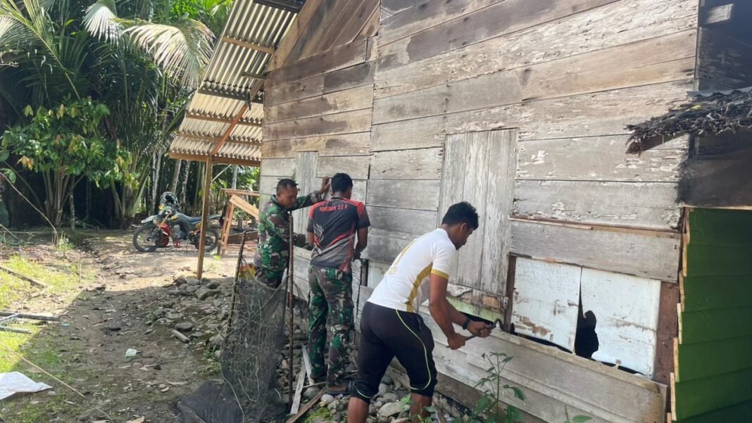 Satgas dan Warga Menjahit Harapan di Titik Ketiga