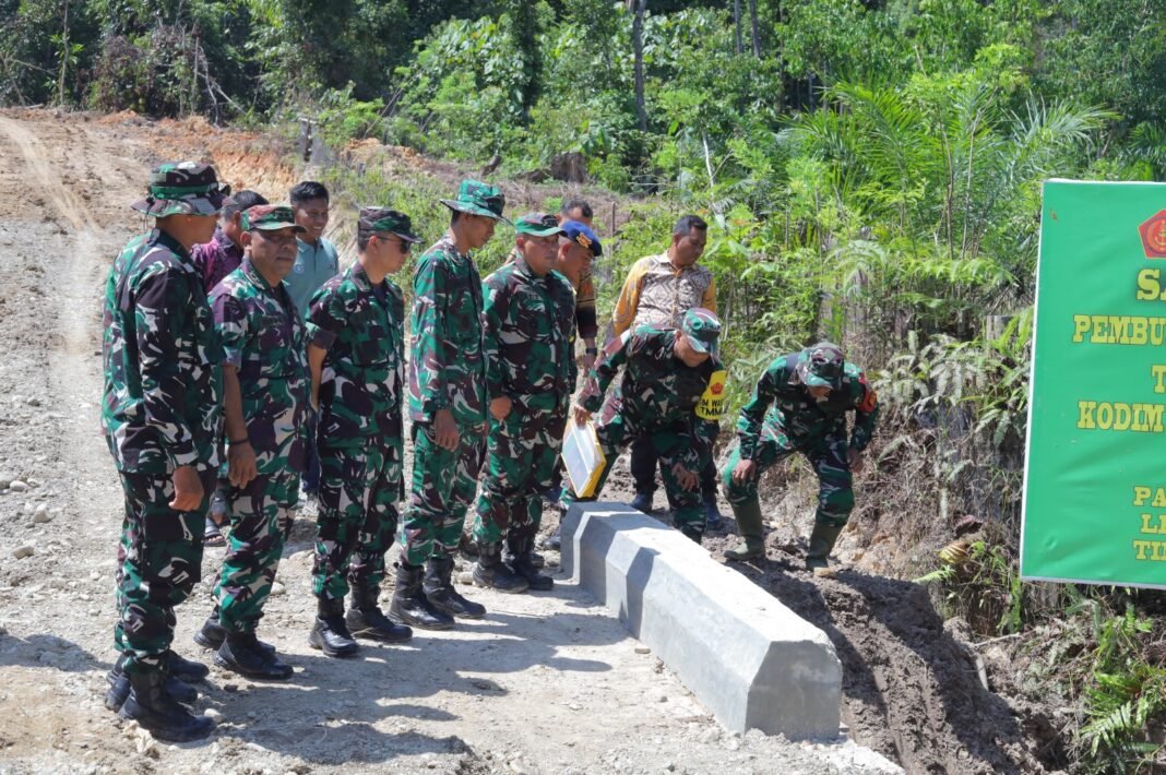 Pembangunan Desa Lewat TMMD Ke-127 Kodim 0116/Nagan Raya Dievaluasi Tim Pusat