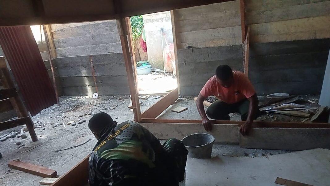 Rumah Layak Hadir Berkat Kerja Bersama TMMD