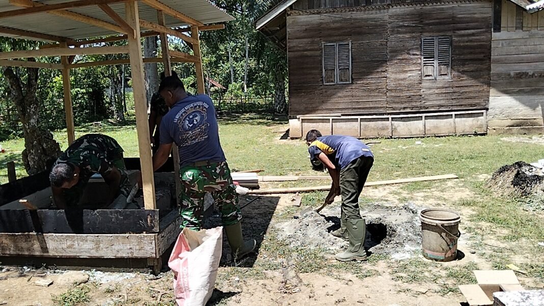 TMMD 127 Kodim 0105/Abar Dorong Perubahan Perilaku Hidup Bersih