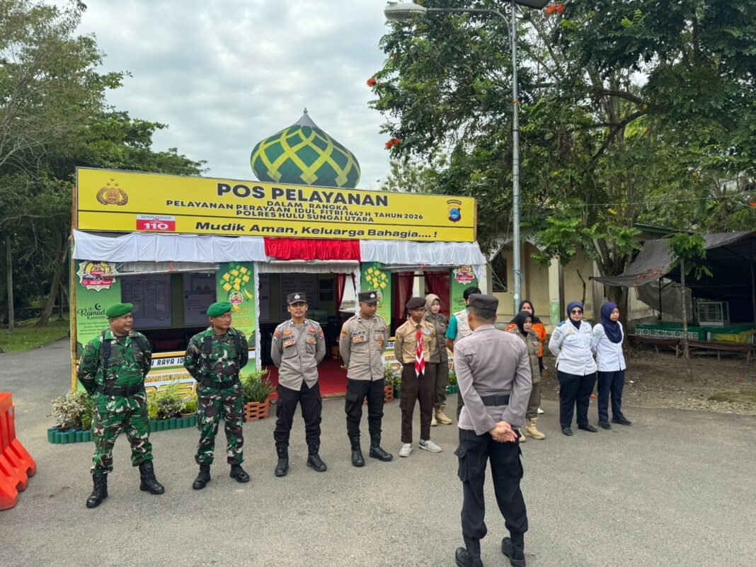 Posko Rest Area Muara Tapus Berikan Pelayanan bagi Pemudik