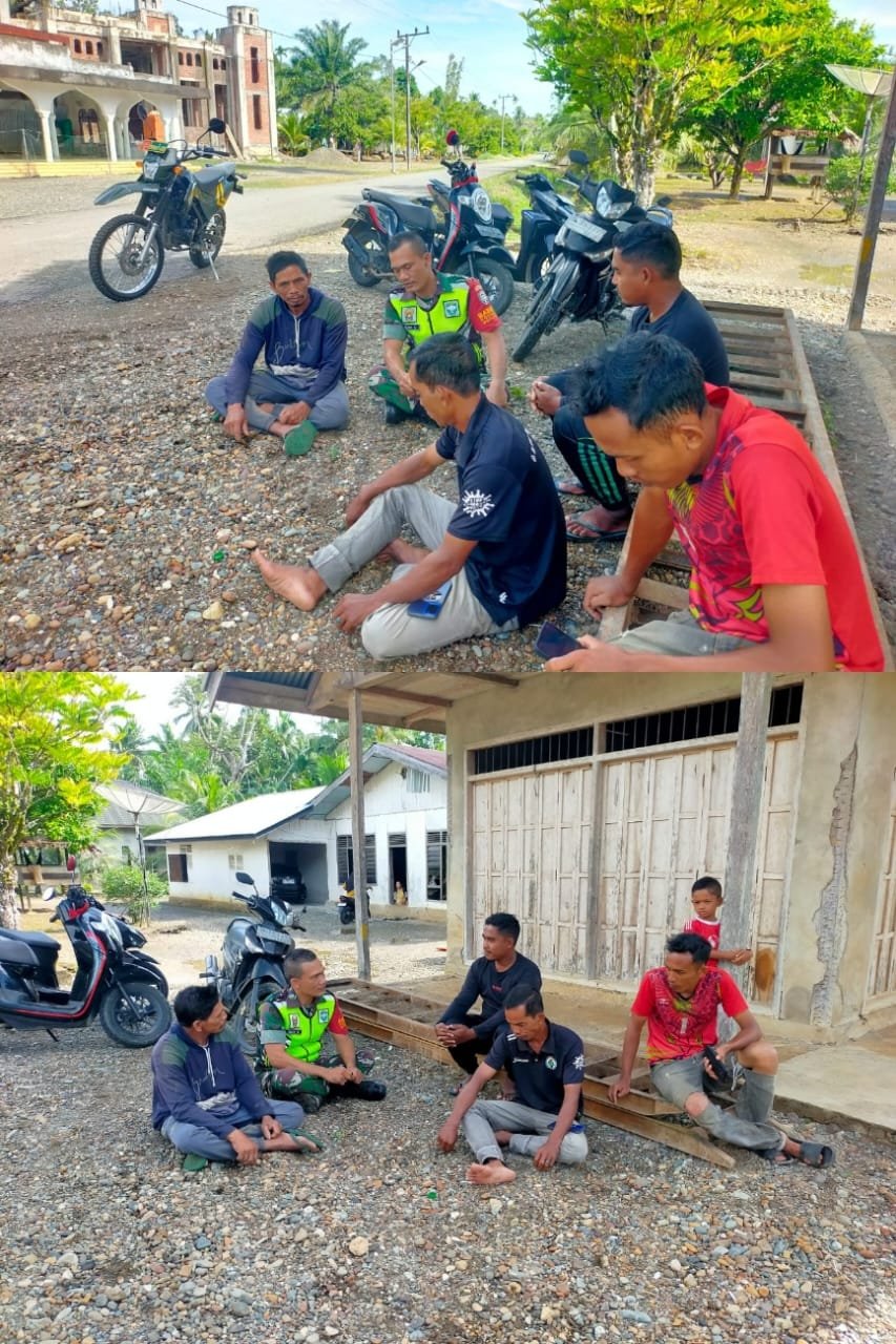 Babinsa Woyla Barat Aktif Sambangi Warga, Pererat Silaturahmi di Bulan Suci Ramadhan