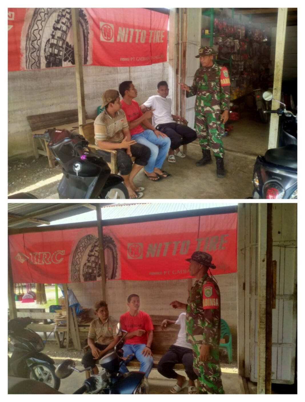 Komsos Babinsa Pererat Silaturahmi dengan Warga di Gampong Manggie