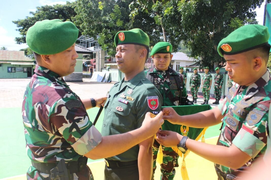 Upacara Kenaikan Pangkat Kodim 1431/Bombana, Dandim: Amanah Bagi Prajurit
