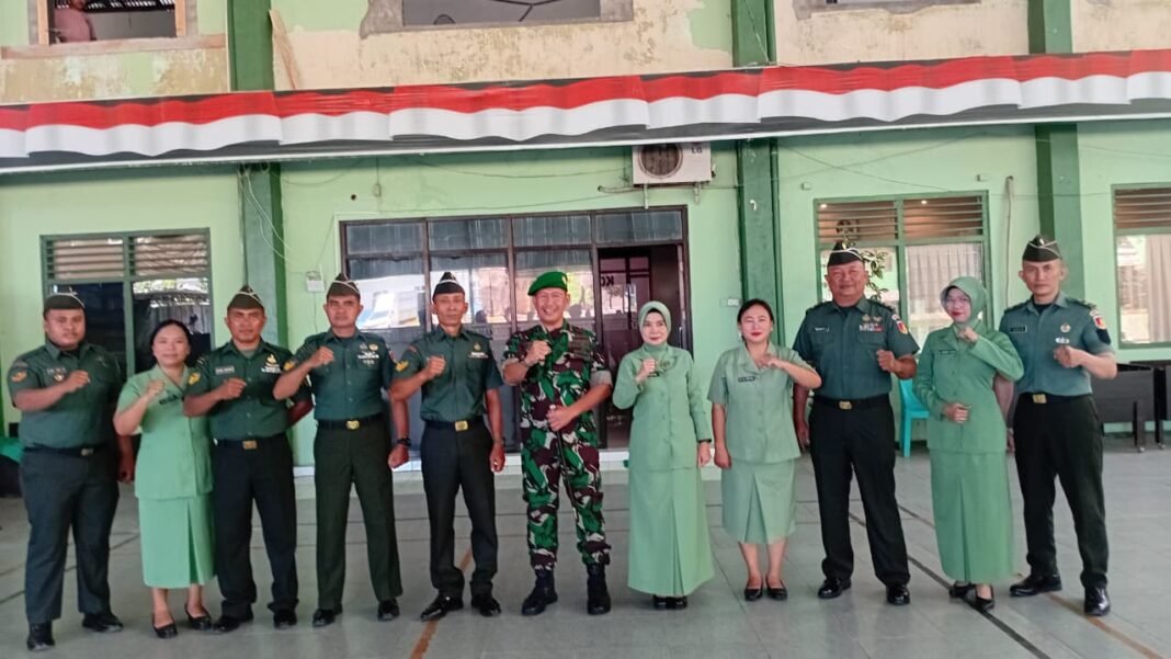 Dandim 1309/Manado Pimpin Pelantikan Kenaikan Pangkat Bintara 1 April 2026