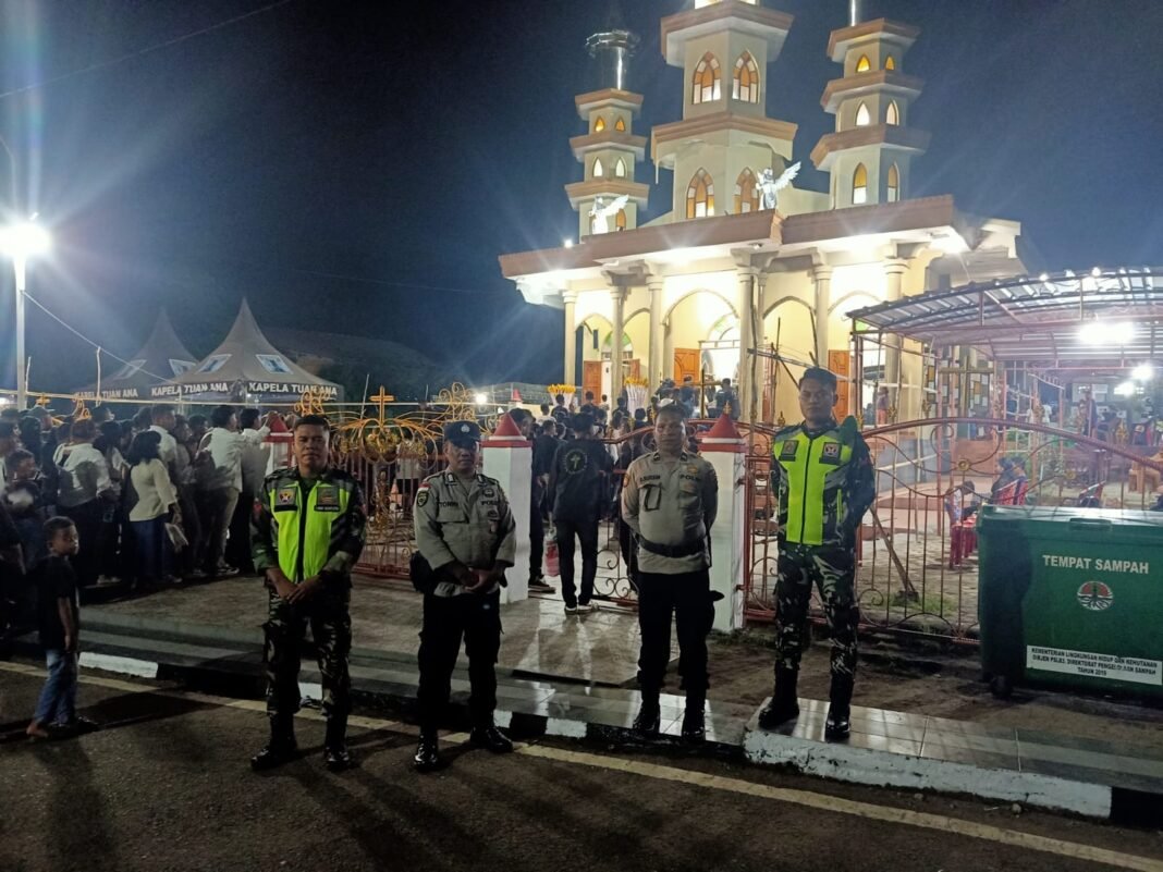 Kodim 1624/Flotim Laksanakan Pengamanan di Kapela Tuan Ma demi Keselamatan Semana Santa