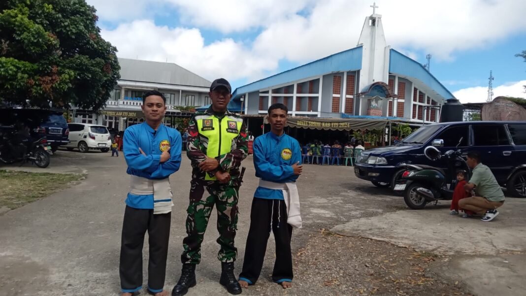 Ribuan Umat Rayakan Paskah dengan Aman di Soe Bersama Kodim 1621/TTS