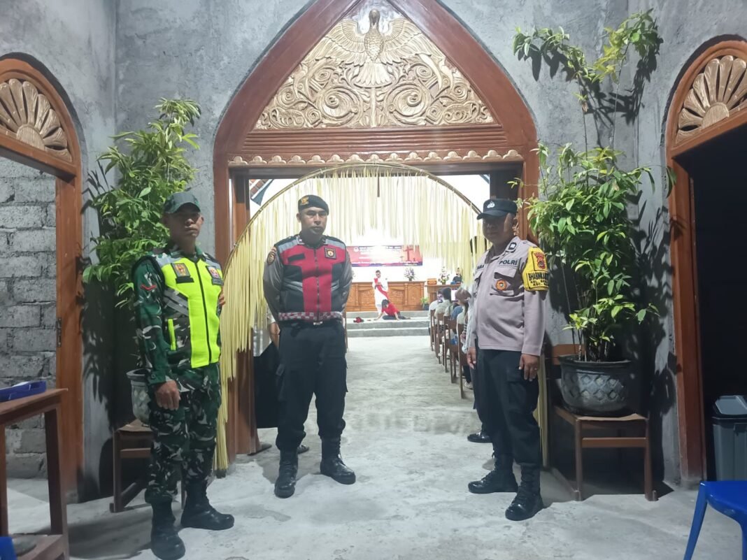 Babinsa Bebalang Amankan Ibadah Paskah 2026 untuk Rasa Aman Umat Kristiani