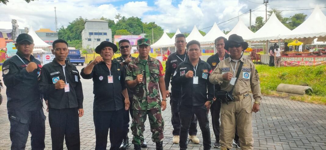 Babinsa Koramil 1309-01/STB Jamin Keamanan Ibadah Syukur HUT ke-100 dan Selebrasi Paskah GMIM 2026