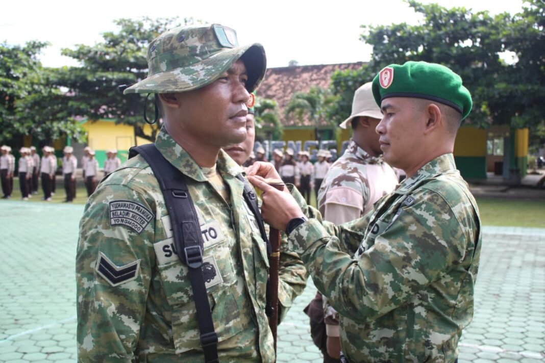 Letkol Syurya Dharma Resmikan Latihan KKRI Gelombang IV di SMKN 1 Menggala