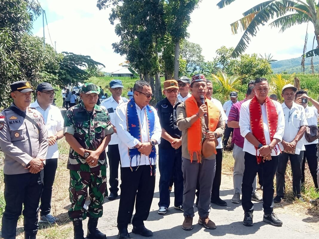 Bupati Manggarai Tinjau Pembibitan Kopi dan Luncurkan Beras Premium Molas di Kecamatan Satarmese