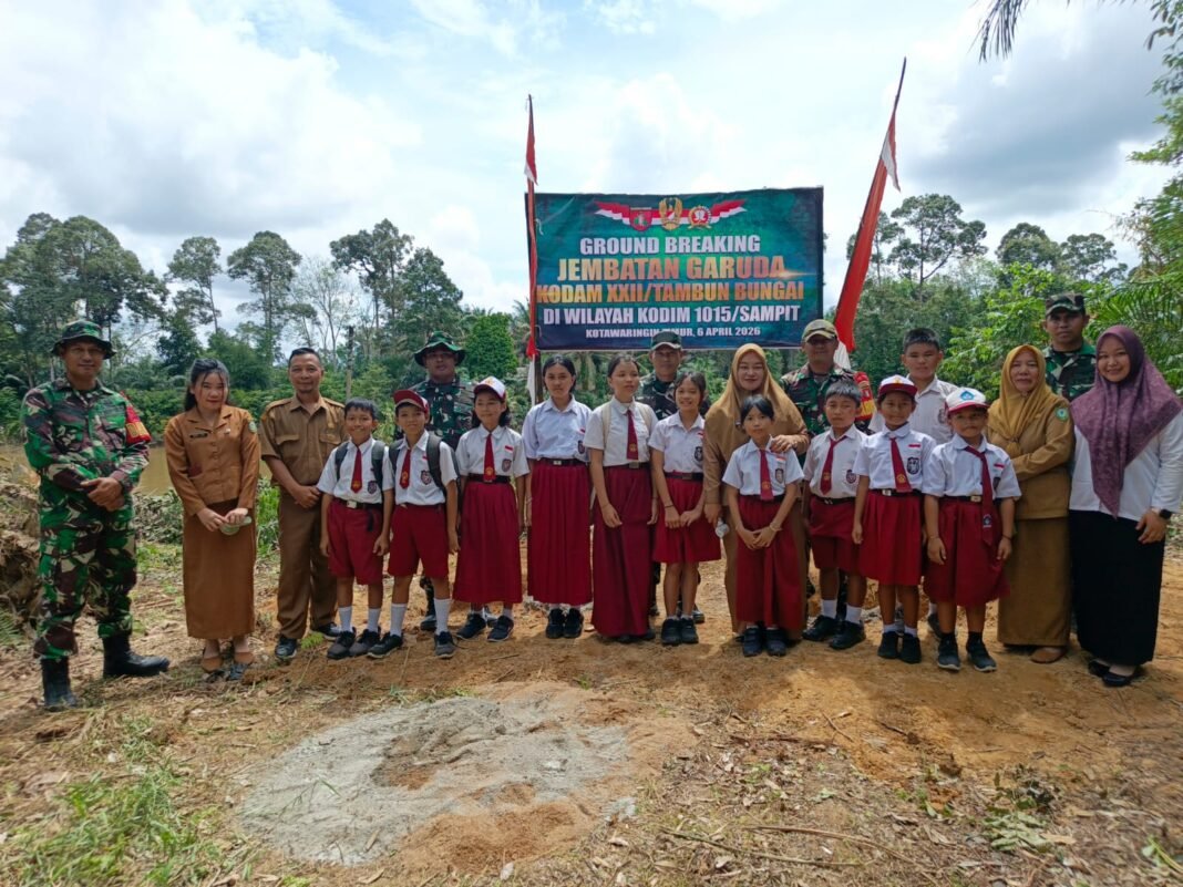 Pembangunan Dua Jembatan Garuda di Kotawaringin Timur Resmi Dimulai