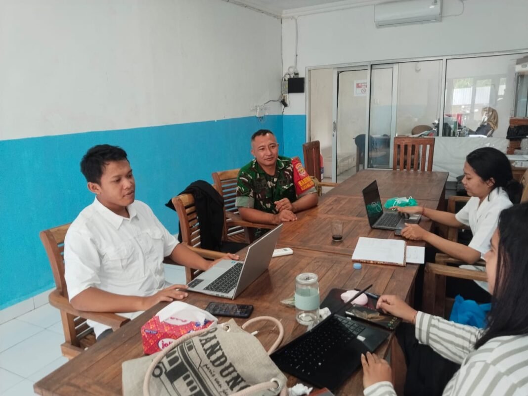 Babinsa Tembuku Adakan Komsos Bersama Ketua SPPG 1 Tembuku