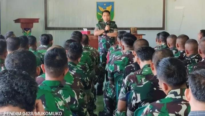 Dandim 0428/Mukomuko Arahkan Babinsa untuk Percepat Pembangunan Koperasi Desa Merah Putih