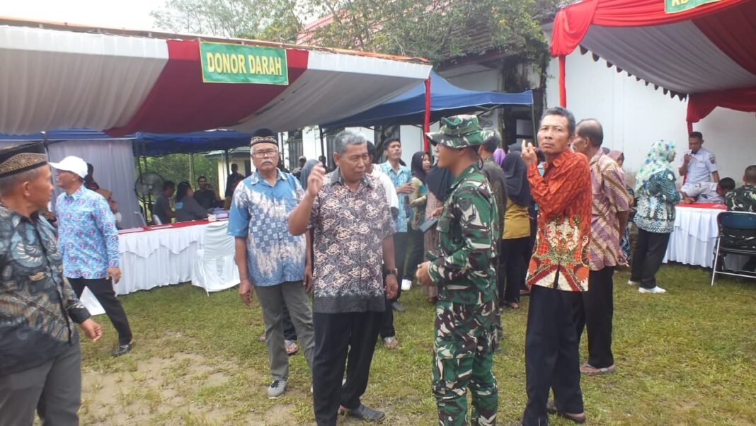 Kehadiran Satgas TMMD Ke-128 Disambut Antusias oleh Warga Desa Sungai Hijau