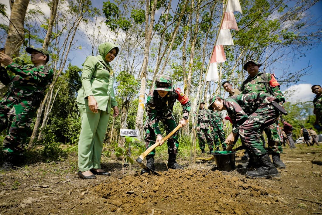 Pembukaan TMMD Ke-128 Dipimpin Dandim 0405/Lahat di Lubuk Tampang