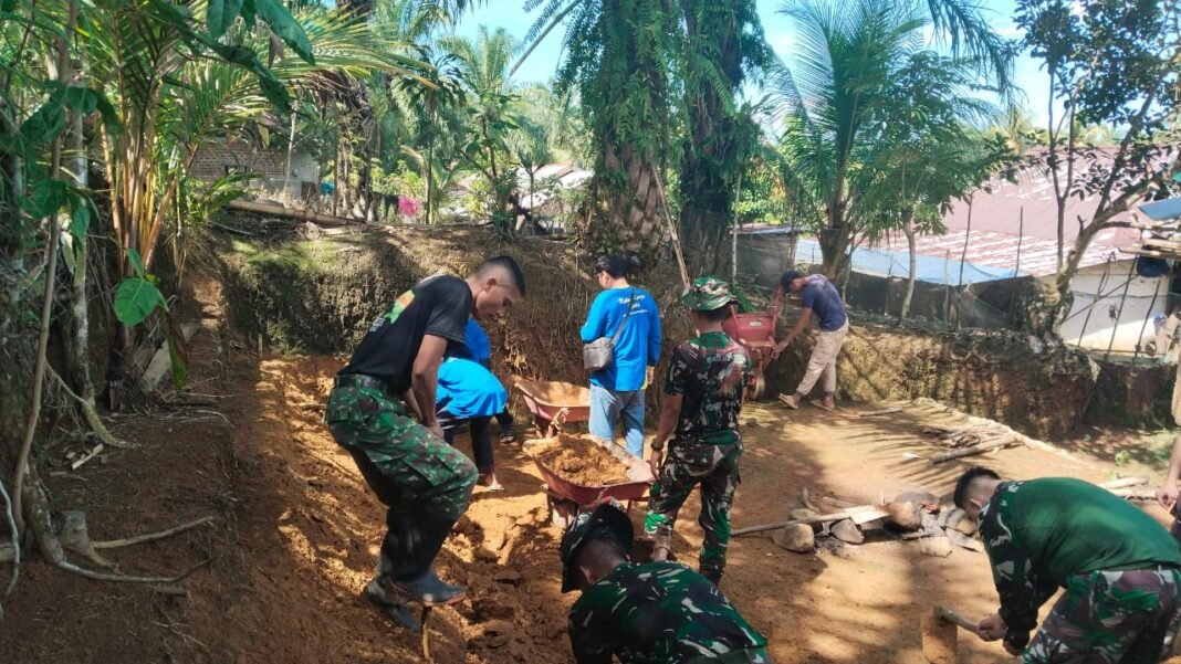 TMMD Ke-128: Membangun Rumah dan Meningkatkan Akses Air Bersih serta Infrastruktur Jalan
