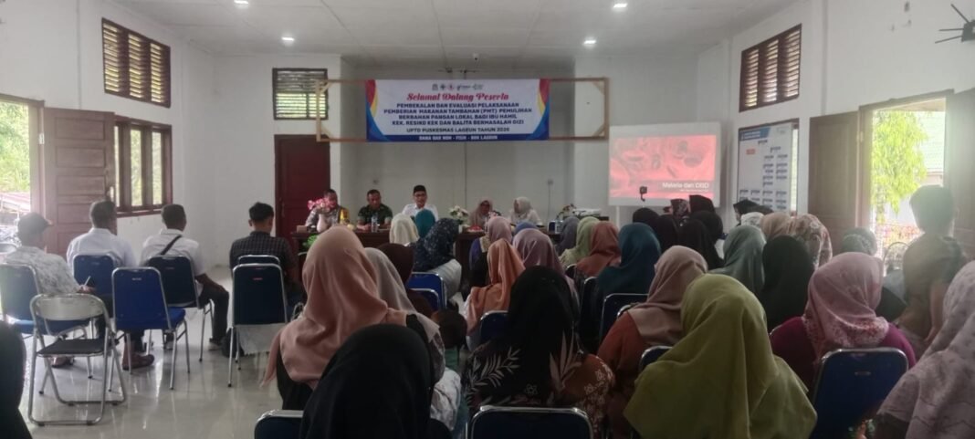 Batuud Serma Sugeng Wakili Danramil 03/Setia Bakti Hadiri Evaluasi Program PMT