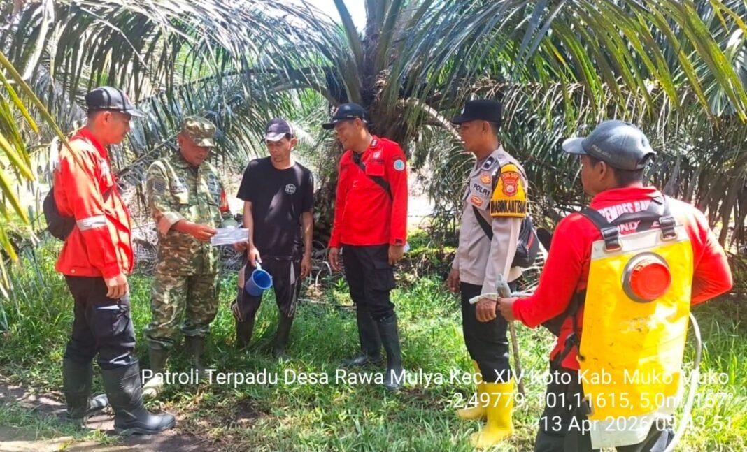 Cegah Karhutla, Personil Gabungan TNI Polri dan Tim Manggala Agni, Gelar Patroli Terpadu
