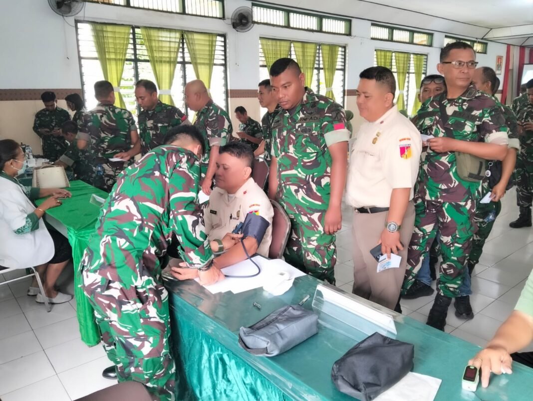 Kegiatan Penyuluhan Kesehatan di Kodim 1310/Bitung: Menanggulangi Diabetes Melitus dan Hipertensi