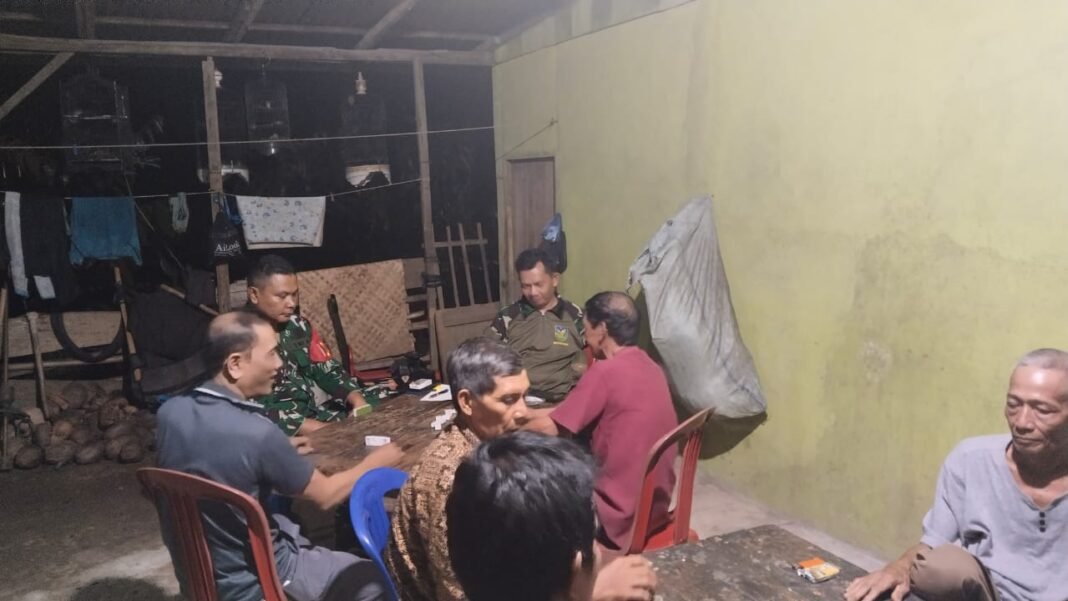 Kodim 0425/Seluma Gelar TMMD ke-128, Satgas Perkuat Kemanunggalan TNI-Rakyat Lewat Ronda Malam