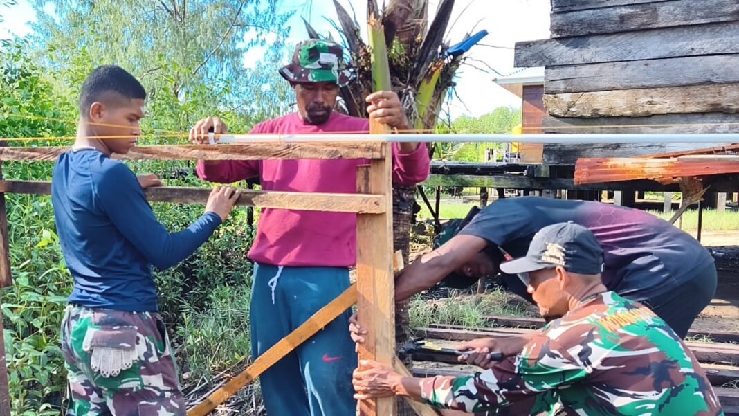 Pembangunan TMMD Terus Bergerak: Fasilitas MCK dan Rumah Warga