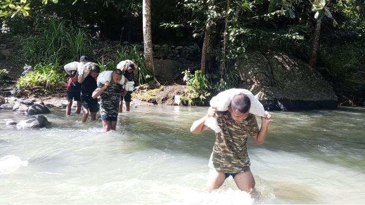 Upaya TNI Terus Berlanjut dalam Pembangunan Jembatan Garuda