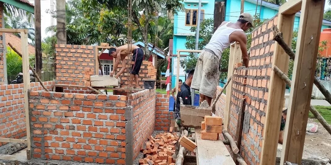 Rehab RTLH TMMD 128 Kodim 0405/Lahat Hampir Rampung, Proses Maju Pesat