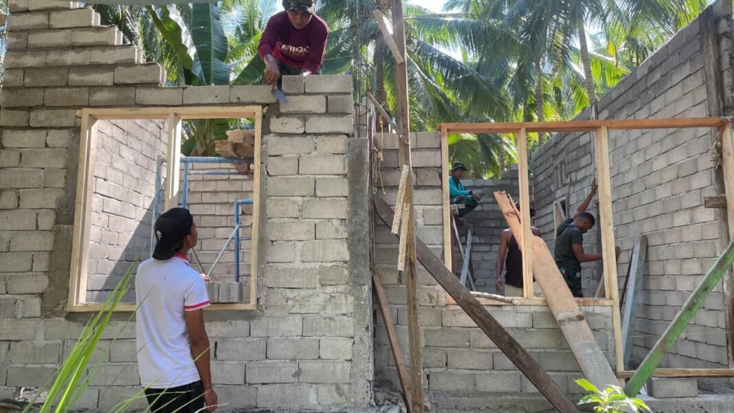 Gotong Royong TMMD Boalemo 2026: Rumah Warga Hutamonu Mulai Berwujud, Ini Progresnya