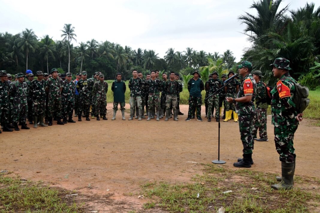 Apel Pagi TMMD HSS Jadi Kunci Disiplin Satgas Kodim 1003 dalam Percepatan Pembangunan Desa