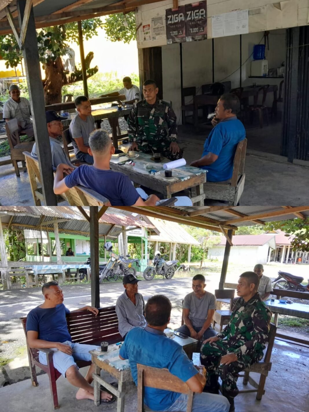 TNI dan Warga Desa Keude Aron Bersinergi Jaga Keamanan Lingkungan dan Stabilitas Pangan