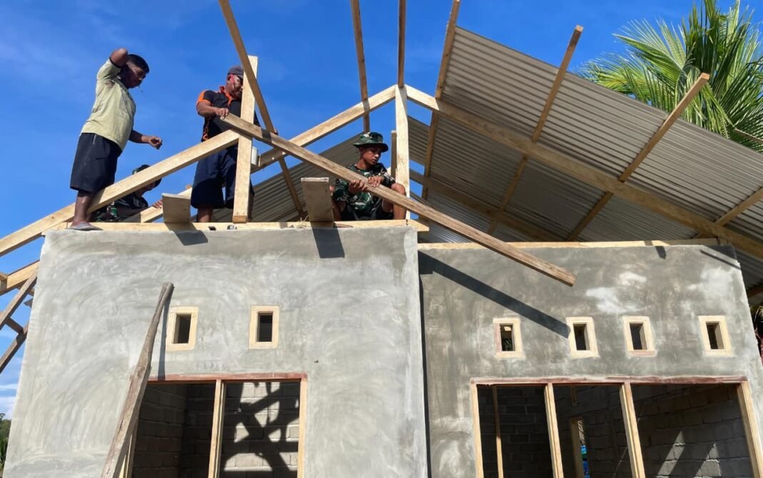 Rumah Impian Bapak Yasin Nyaris Selesai, TMMD 128 Hadirkan Hunian Kokoh dan Layak