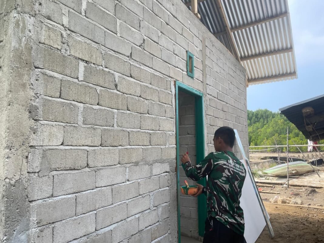 TMMD ke-128 Kodim 1316/Boalemo Percepat Penyelesaian Rumah Warga Demi Kesejahteraan Masyarakat