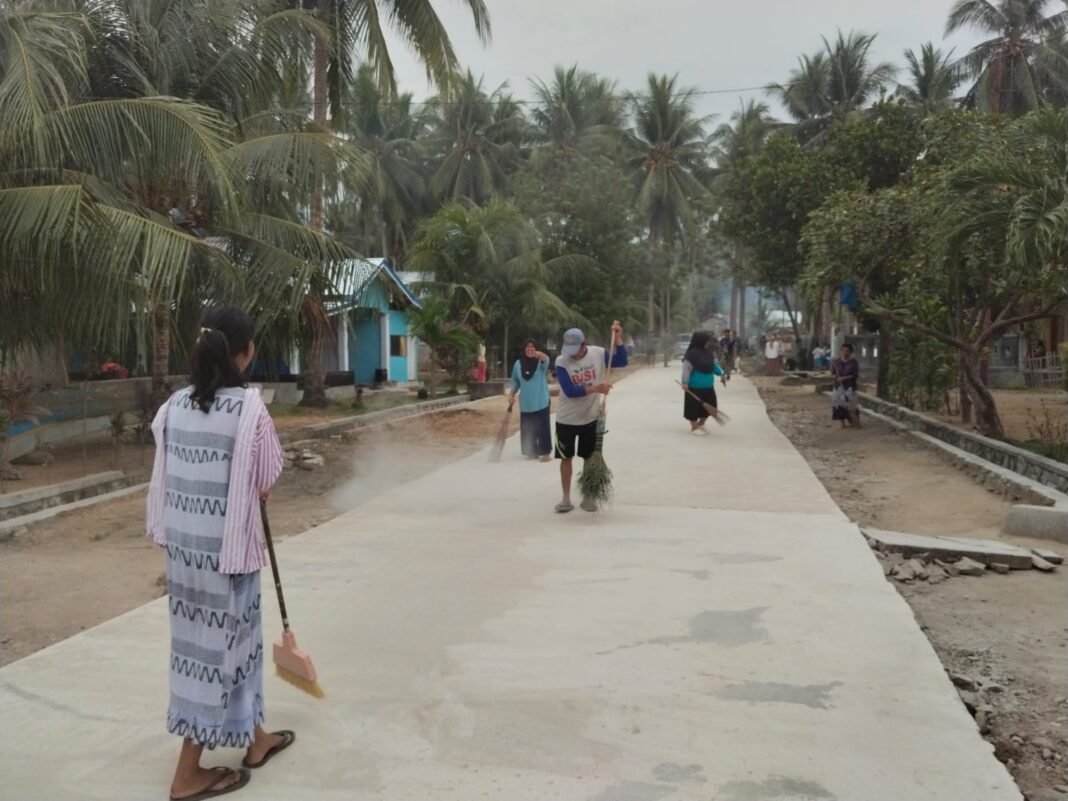 TMMD 128 Boalemo Wujudkan Jalan Bersih, Kokoh, dan Siap Dimanfaatkan Warga