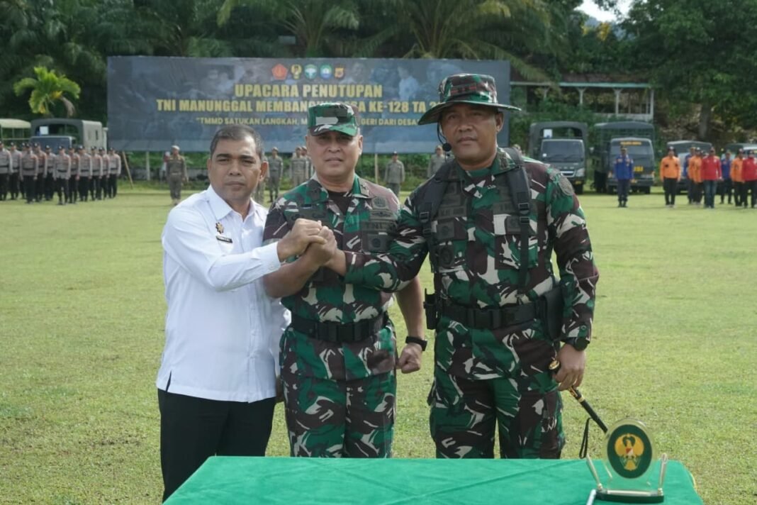 TMMD Dorong Pembangunan Desa, Danrem 012/TU Tekankan Dampak Jangka Panjang bagi Masyarakat