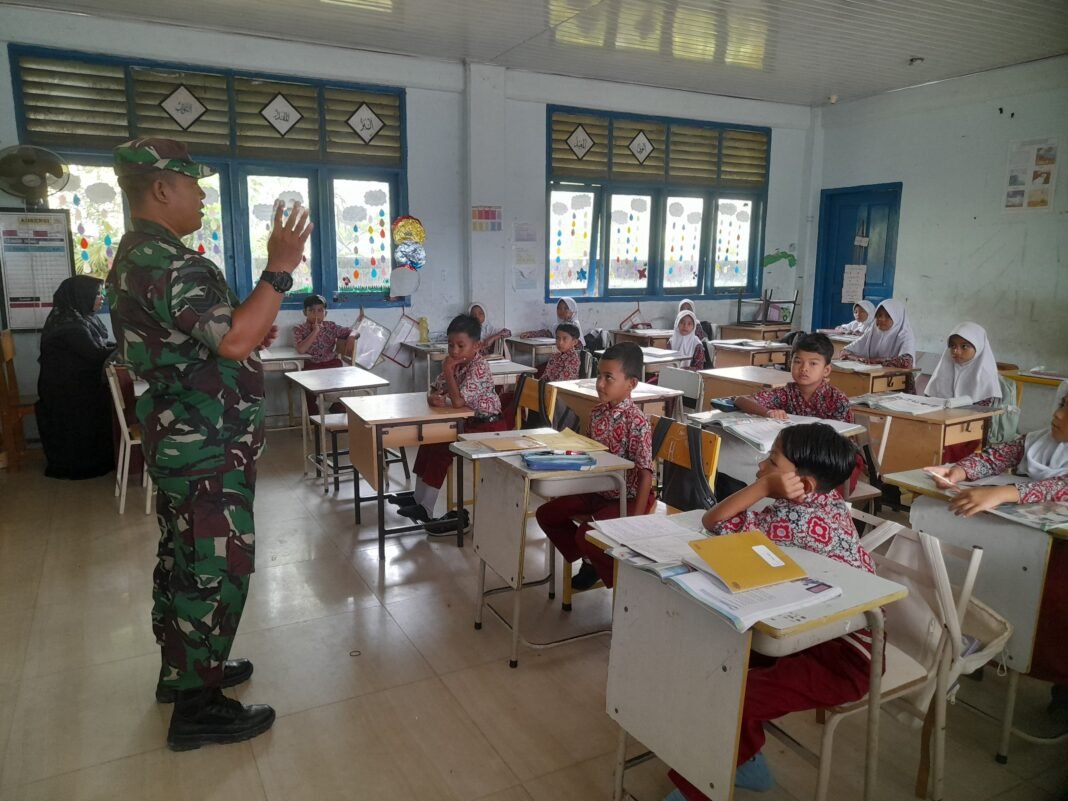 Kegiatan Interaktif Warnai Pembelajaran Wawasan Kebangsaan di SD Negeri 4 Teunom