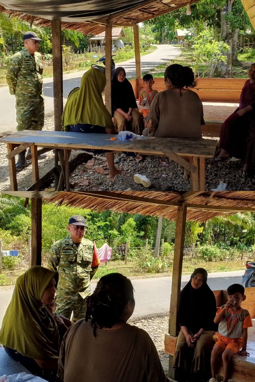 Kehadiran Serda Andhi Perkuat Kemanunggalan TNI dan Rakyat di Aceh Barat